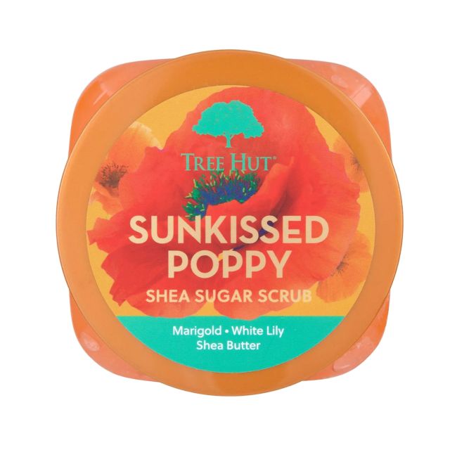 Скраб для тела Sunkissed Poppy Shea с сахаром Tree Hut, 510 гр — фото 3