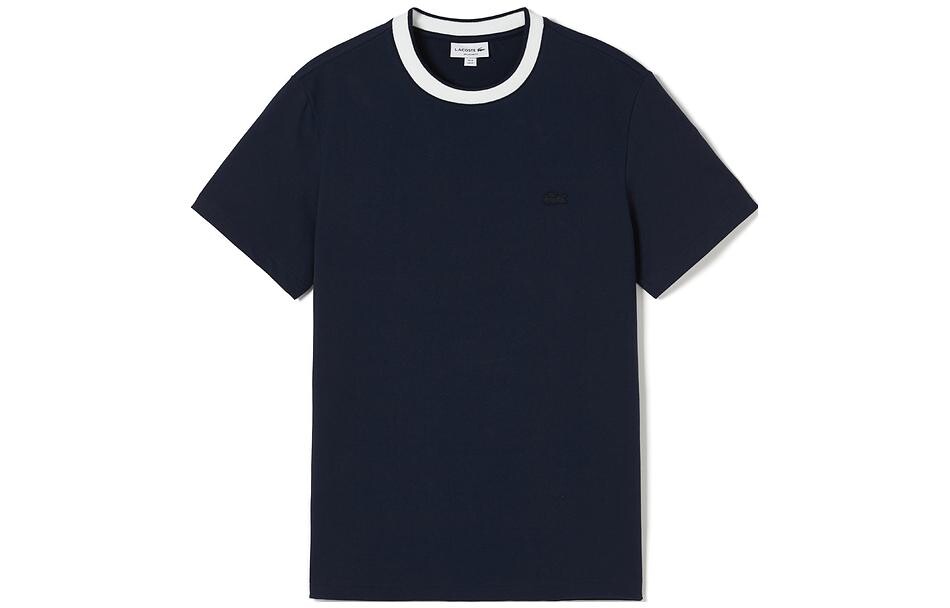 

Футболка мужская темно-синяя Lacoste, темно-синий