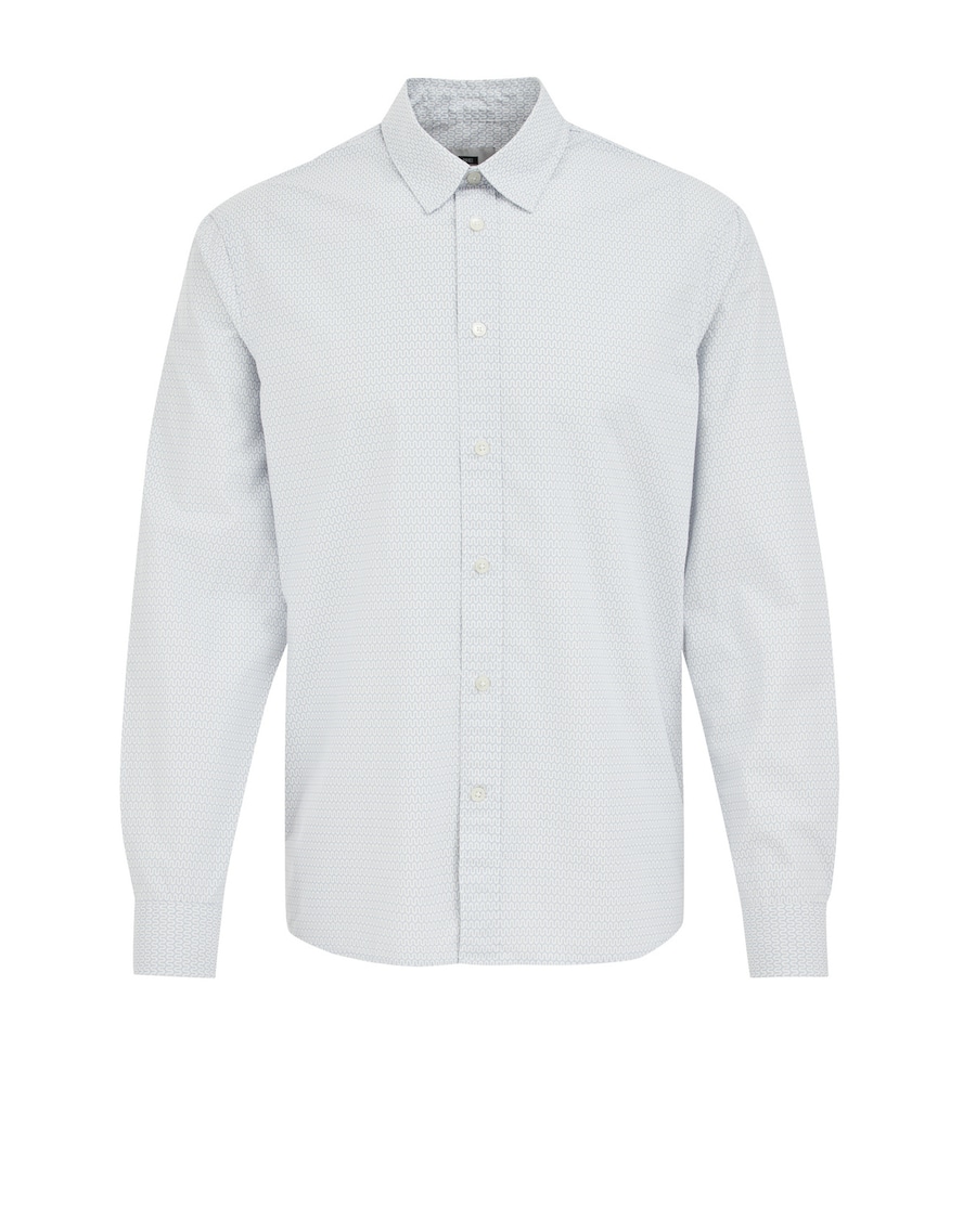 

Рубашка на пуговицах классического кроя WE Fashion, светло-голубой