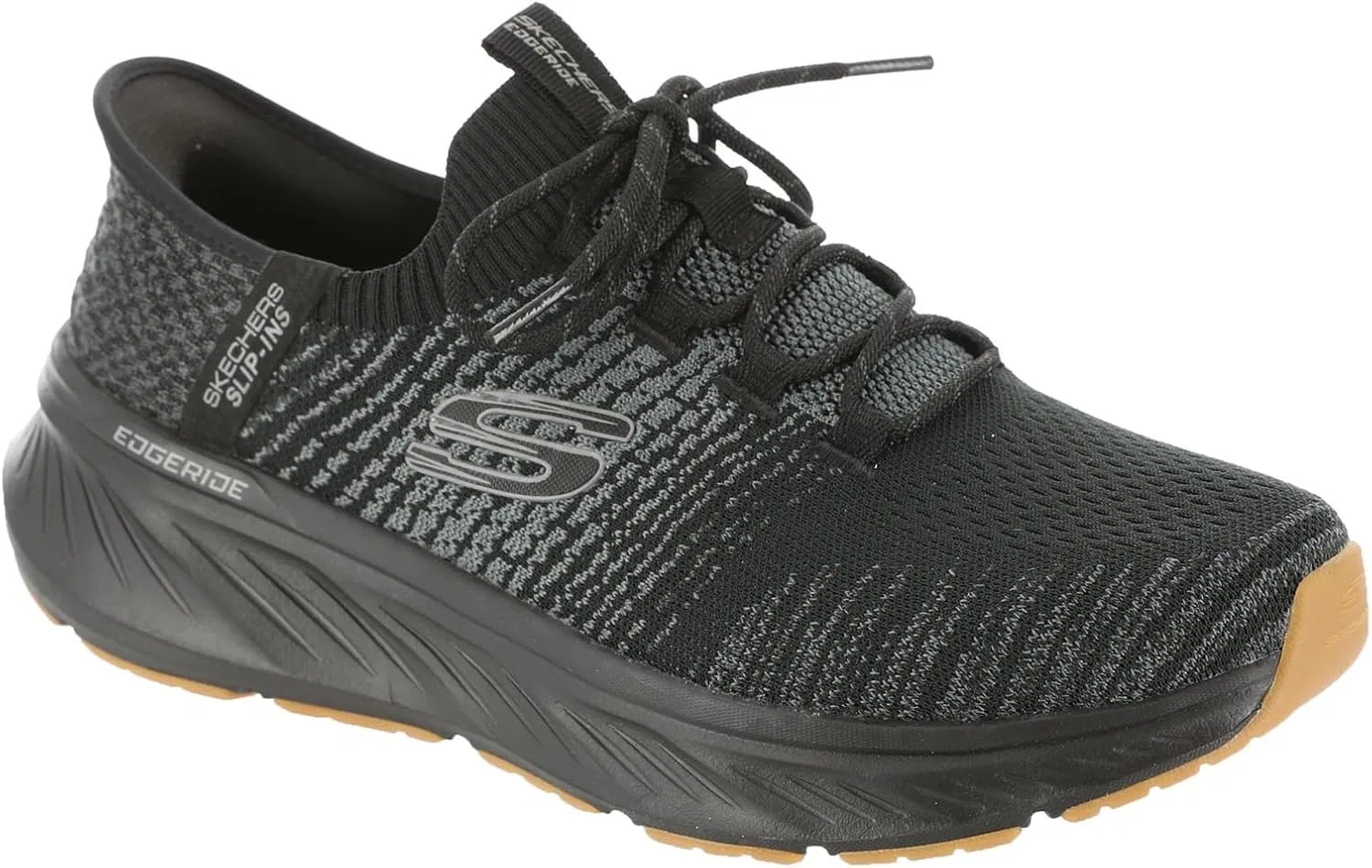 Мужские кроссовки Skechers Edgeride Raygo Hands Free без шнурков, Black