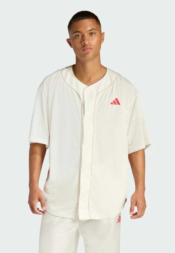Рубашка Adidas Sportswear, Off White Crystal Linen Pure Ruby
