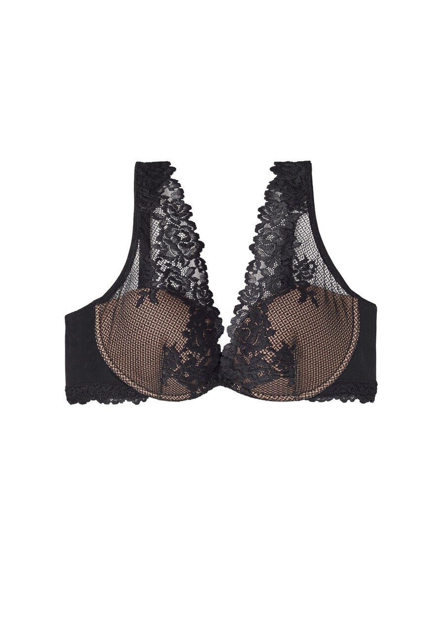 

Бюстгальтер на косточках INTIMISSIMI Balconette Bra Pretty Flowers, черный