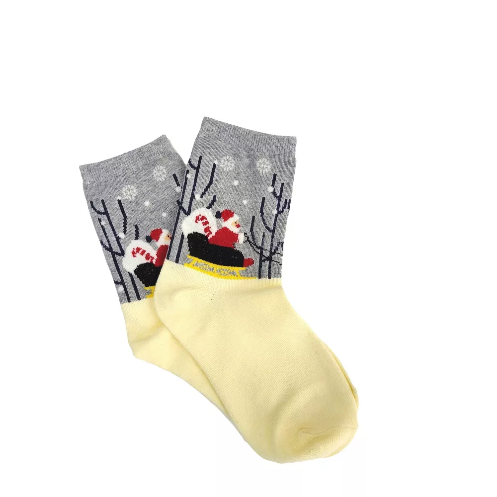 

Носки Санта-Клаус едет на санях (женские размеры, взрослые, средние) от Sock Panda