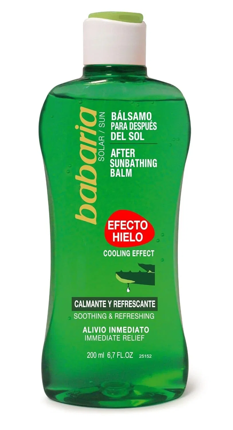 Гель после загара «SOLAR ALOE VERA AFTER SUN» с охлаждающим эффектом Babaria