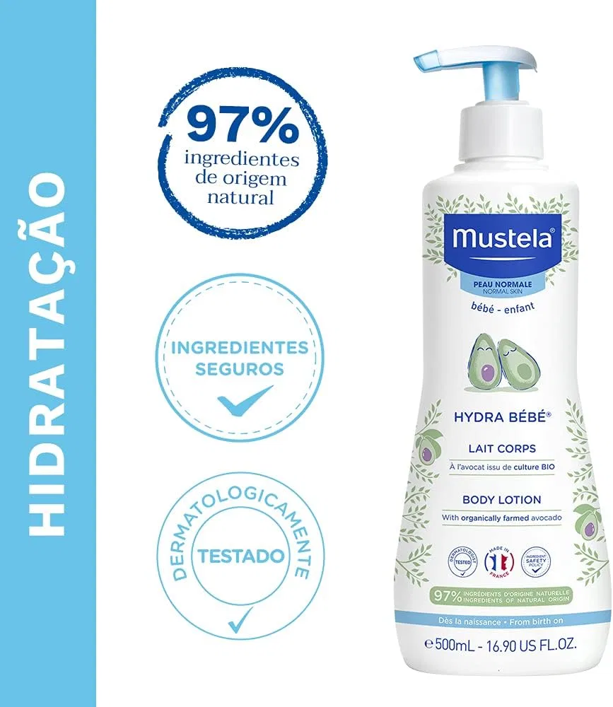 Молочко для тела «Hydra Bebé» от Mustela Mustela — фото 3