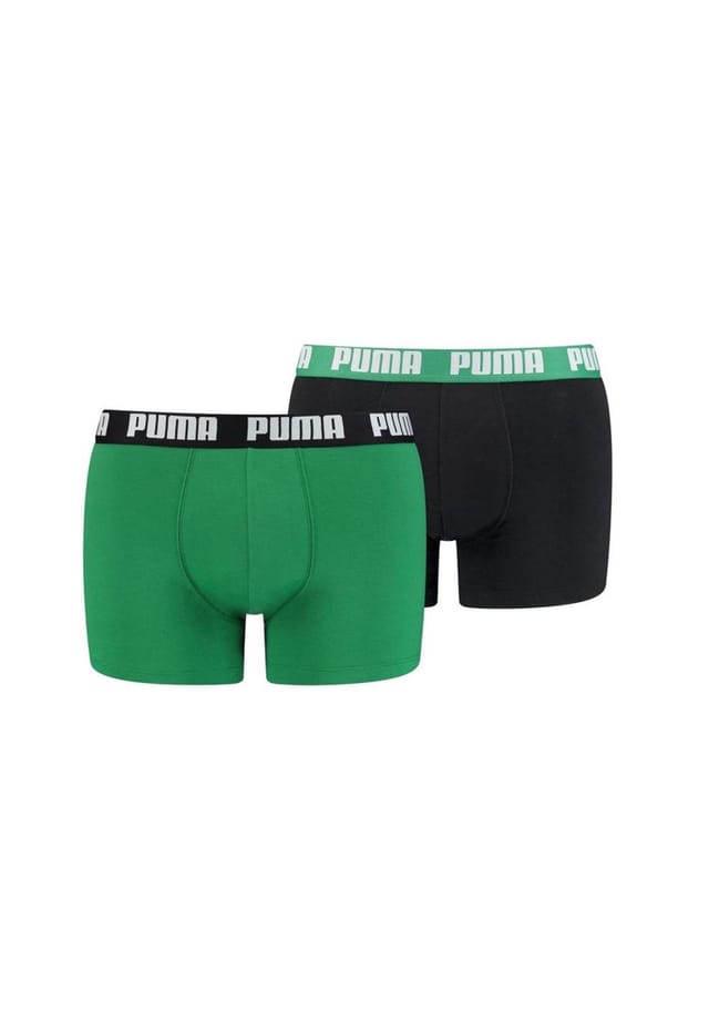 

Боксеры шорты 2 пары цвет амазон зеленый Puma, мультиколор