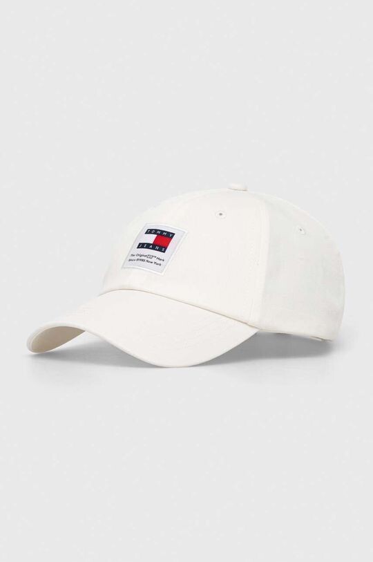 

Хлопковая бейсболка Tommy Jeans, белый