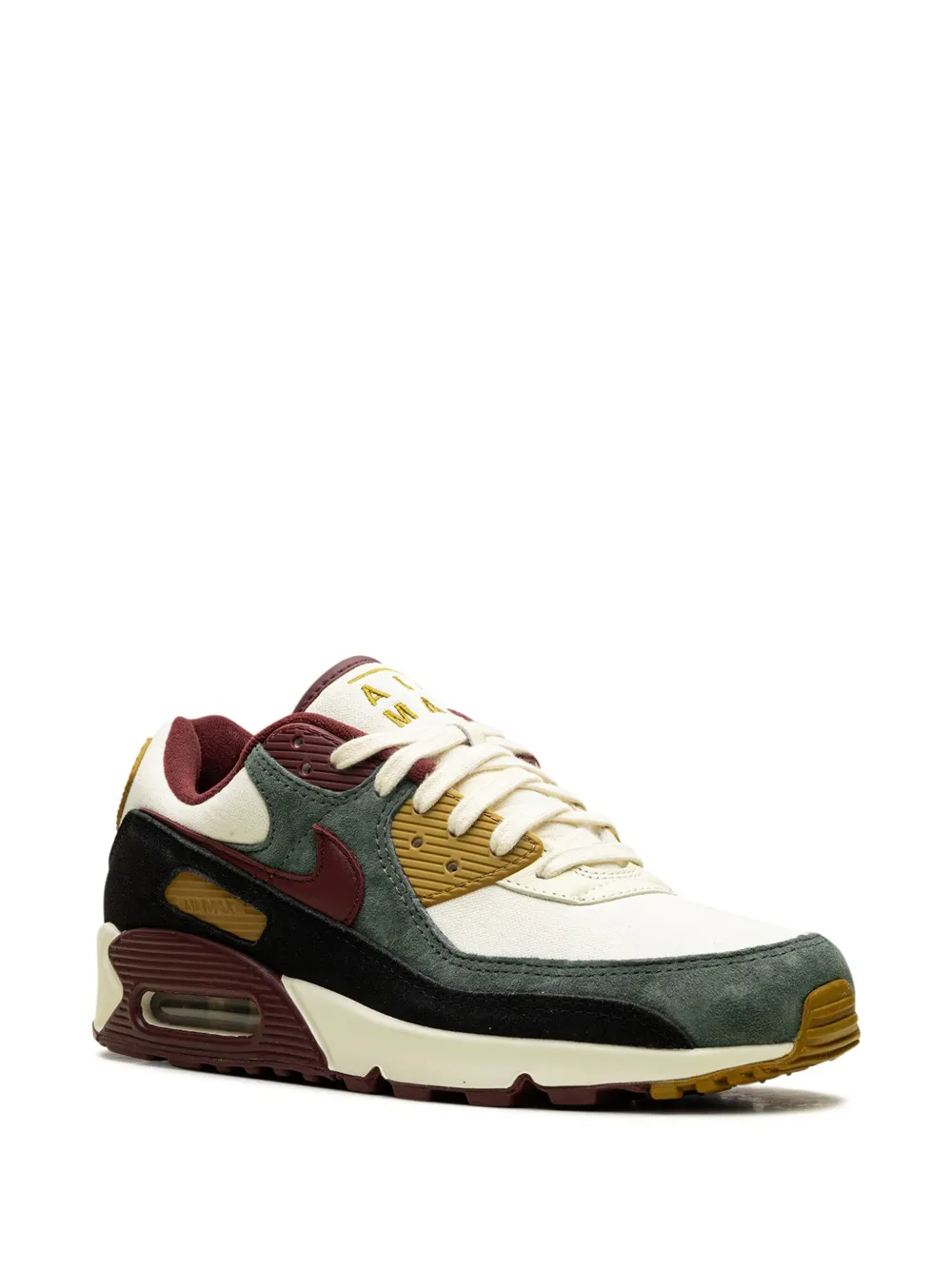 Кроссовки Air Max 90 PRM Coconut Milk/Vintage Green/Bronze Nike, белый — фото 2