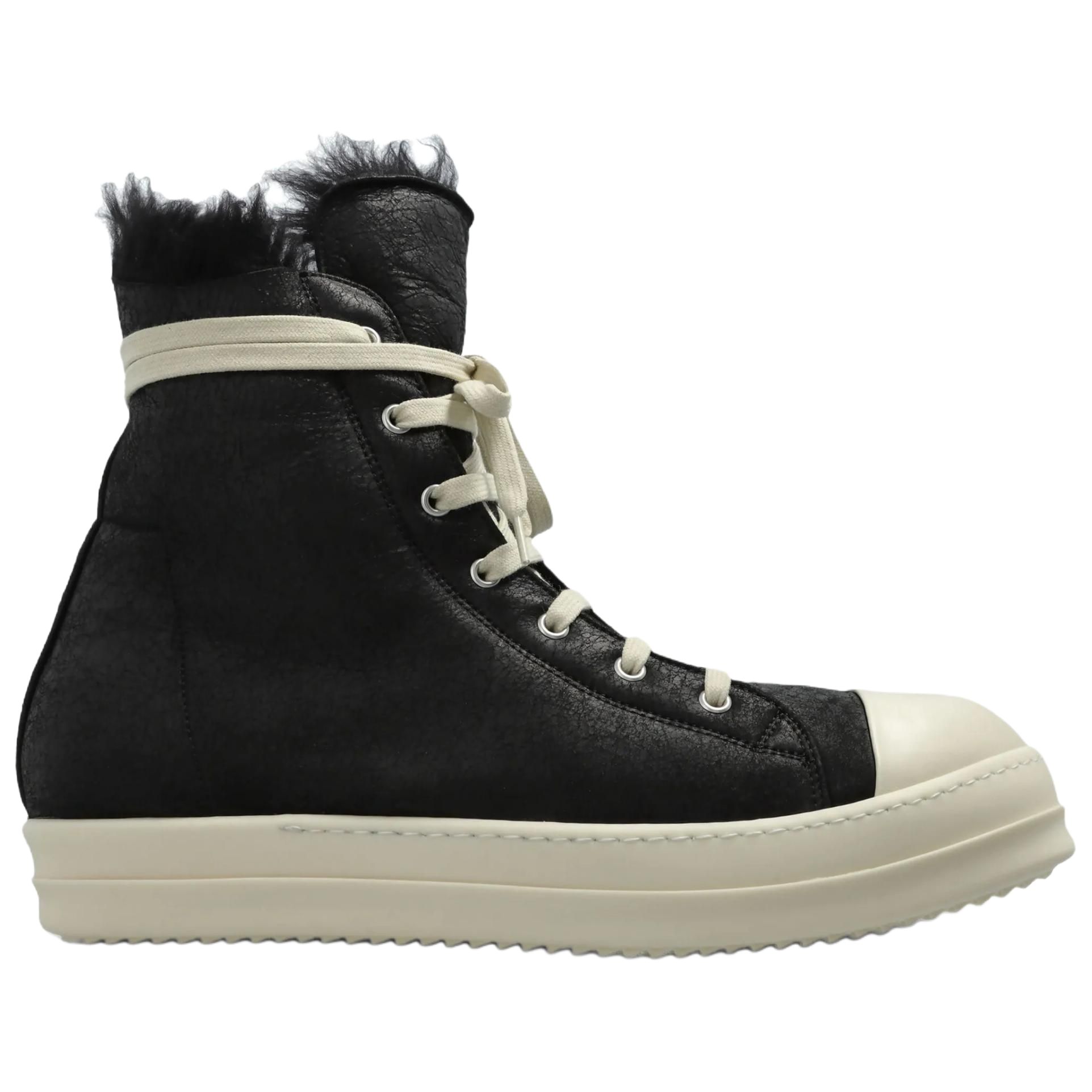 RICK OWENS Кроссовки RO High Top для скейтбординга мужские черные — фото 3