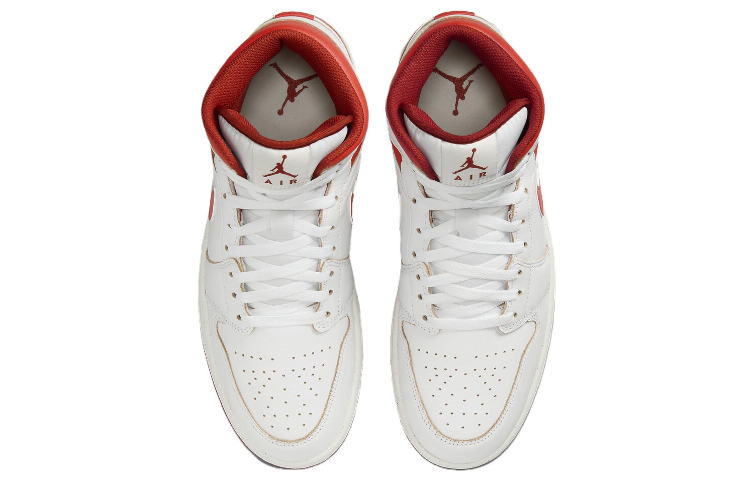 Кроссовки Jordan 1 Mid SE "Dune Red" — фото 4