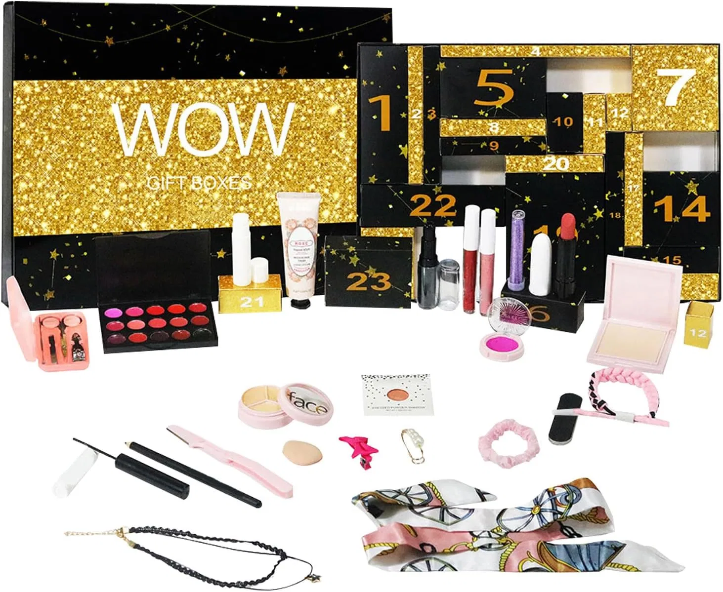 Набор косметики Advent Calendar Lezccjm 24 предмета WOW002B