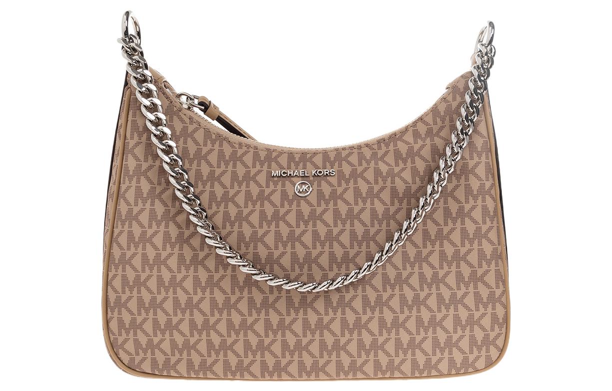 

MICHAEL KORS Сумка Jet Set Charm из кожи, через плечо, женская, бежевого цвета