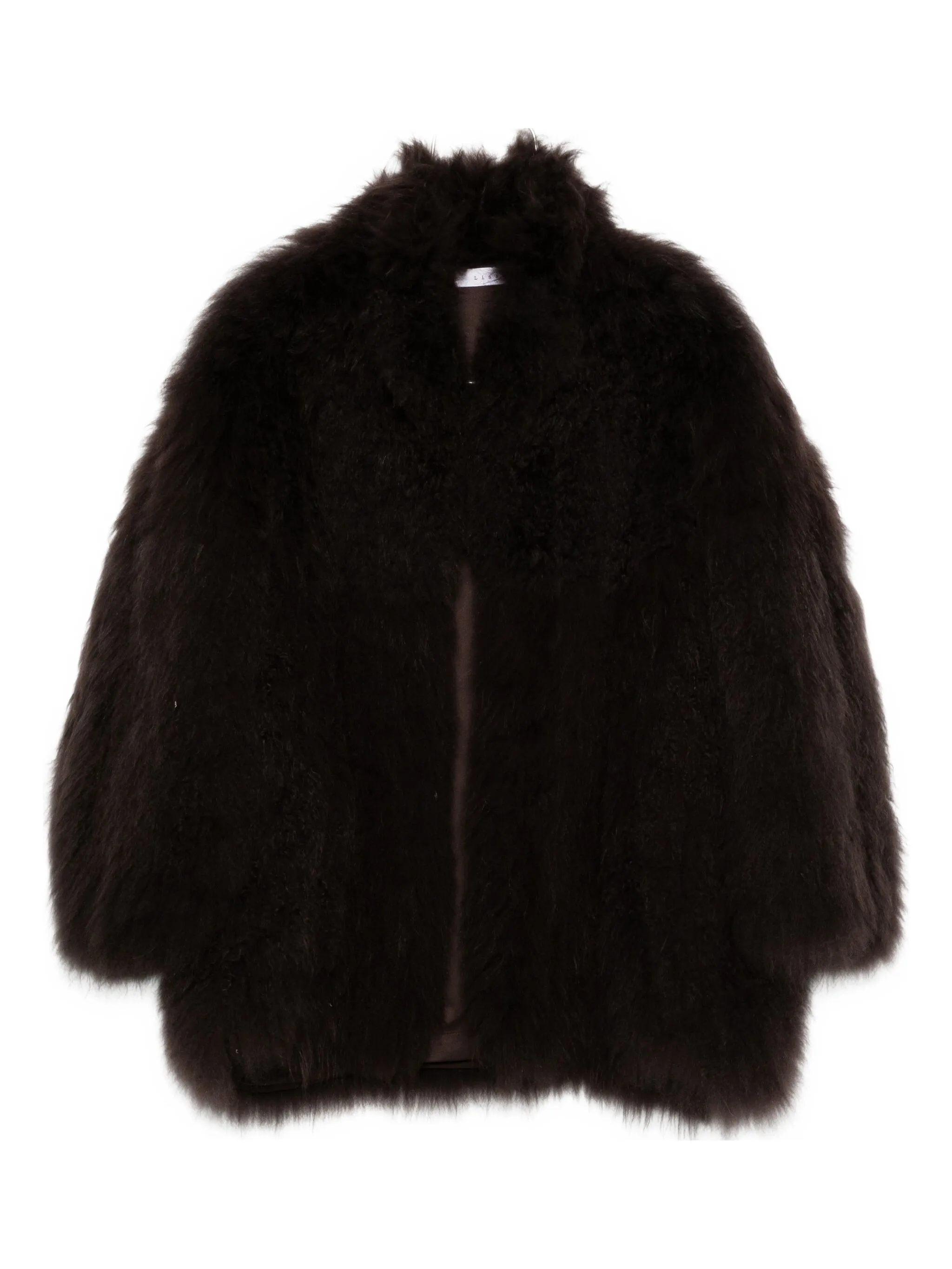 

Фактурное пальто Liska, коричневый