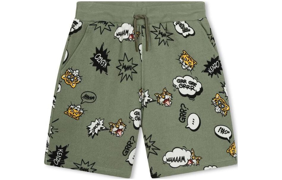 

Дети Шорты Kenzo, зеленый