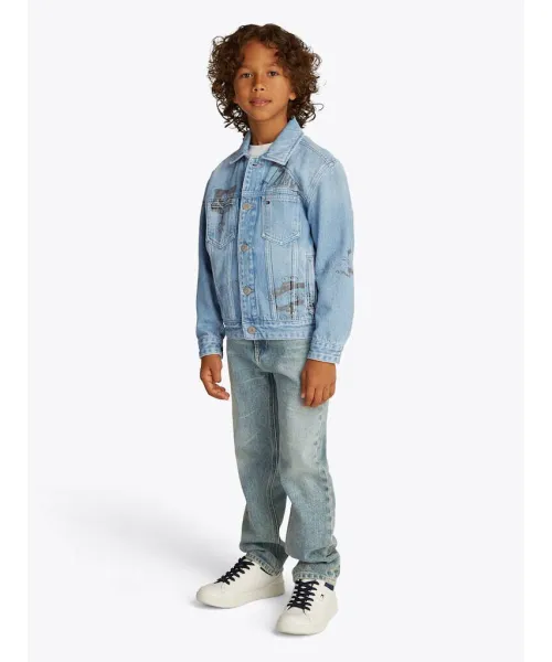 

Джинсовая куртка Oversize fit Tommy Hilfiger, синий