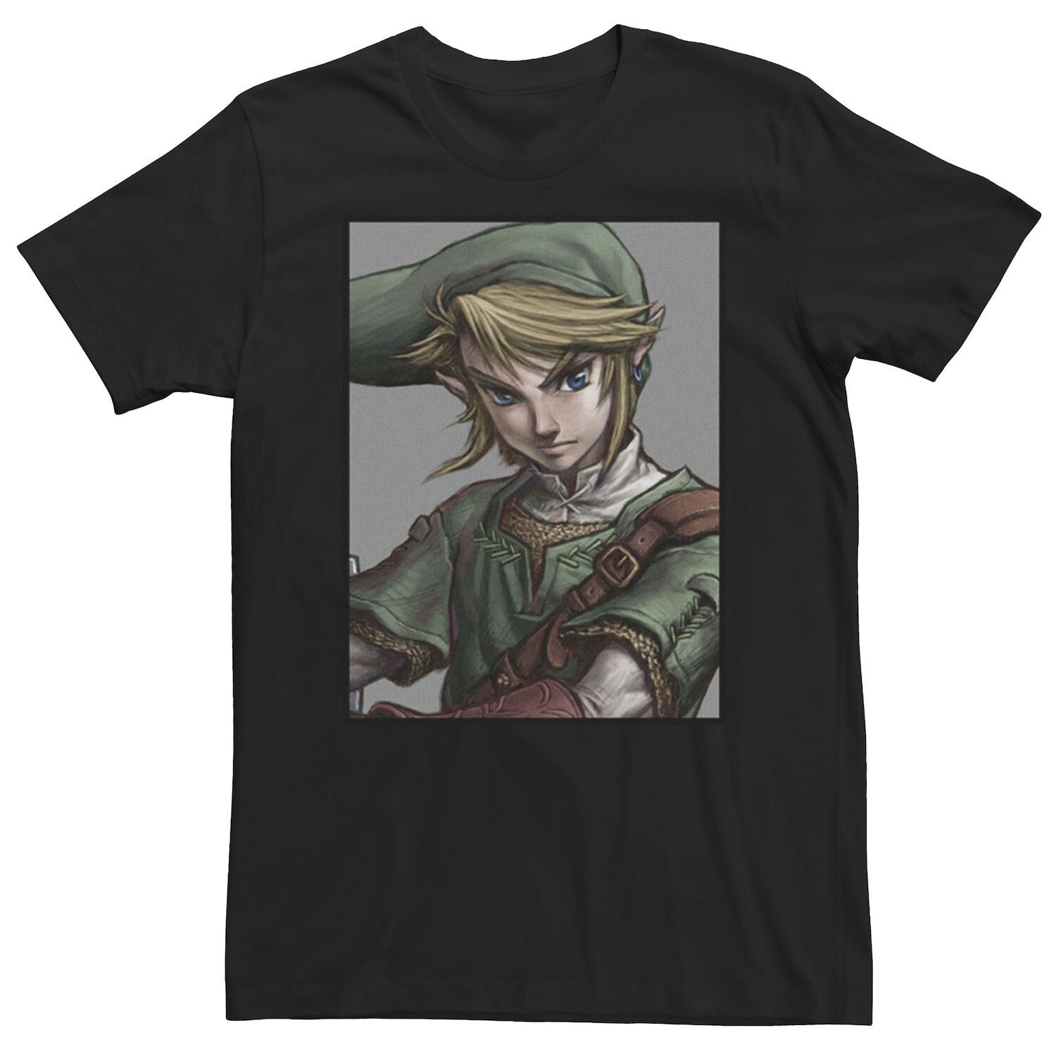 

Мужская футболка Legend of Zelda Link Twilight Face Portrait Licensed Character