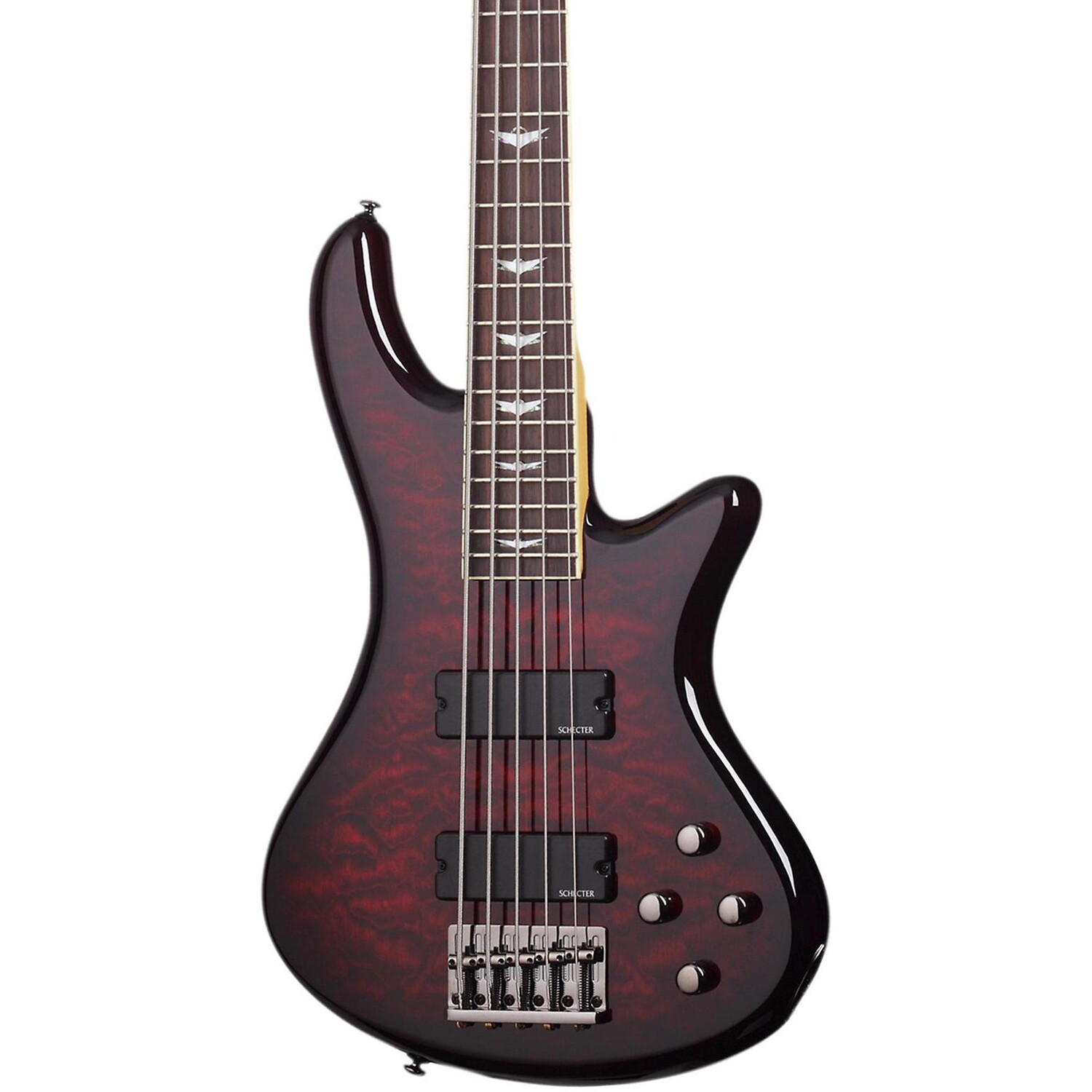 

Schecter Guitar Research Stiletto Extreme-5 5-струнная бас-гитара Black Cherry