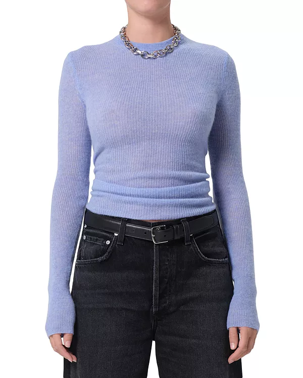 

Свитер с круглым вырезом Alessia Citizens Of Humanity, синий