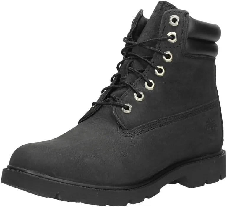 Мужские ботинки Timberland Basic 6 Inch на шнуровке, Black Nubuck 1 — фото 4