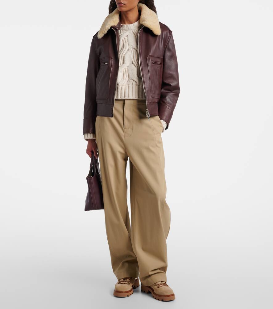 Ботинки Viv' Rangers на шнуровке из замши Roger Vivier, Beige Scuro+Naturale+Kenia — фото 3