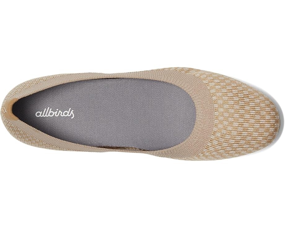 Туфли на плоской подошве Allbirds Tree Breezer Knit Pack, цвет Rugged Beige (Hazy Beige) — фото 2