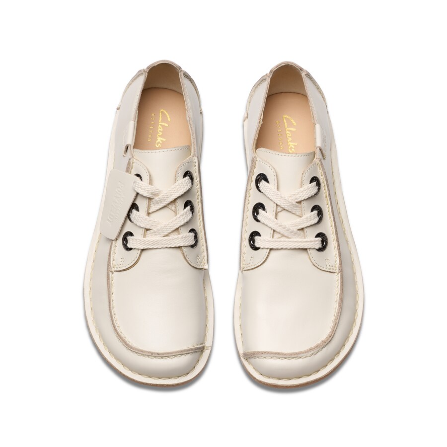 Спортивные кроссовки на шнуровке CLARKS Funny Dream, White — фото 3