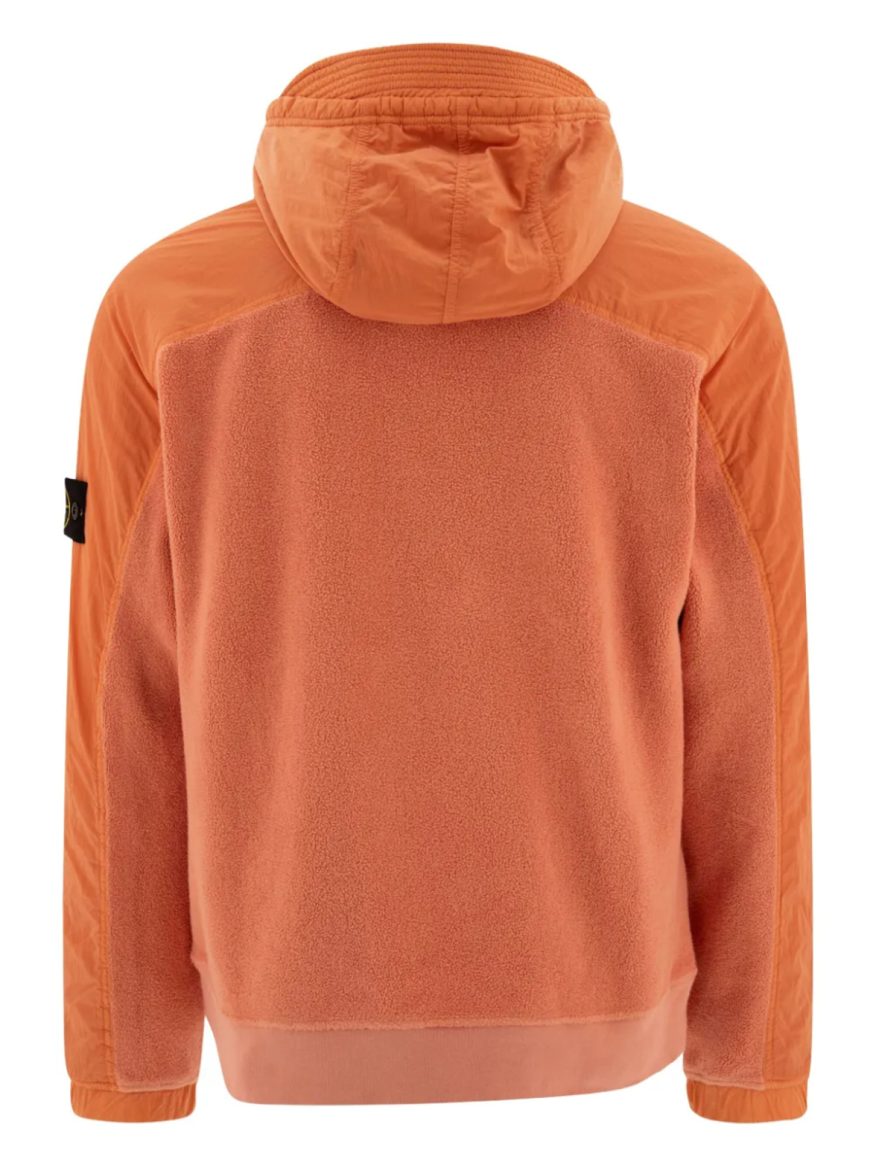 Толстовка с капюшоном и флисовыми вставками Stone Island, оранжевый — фото 2