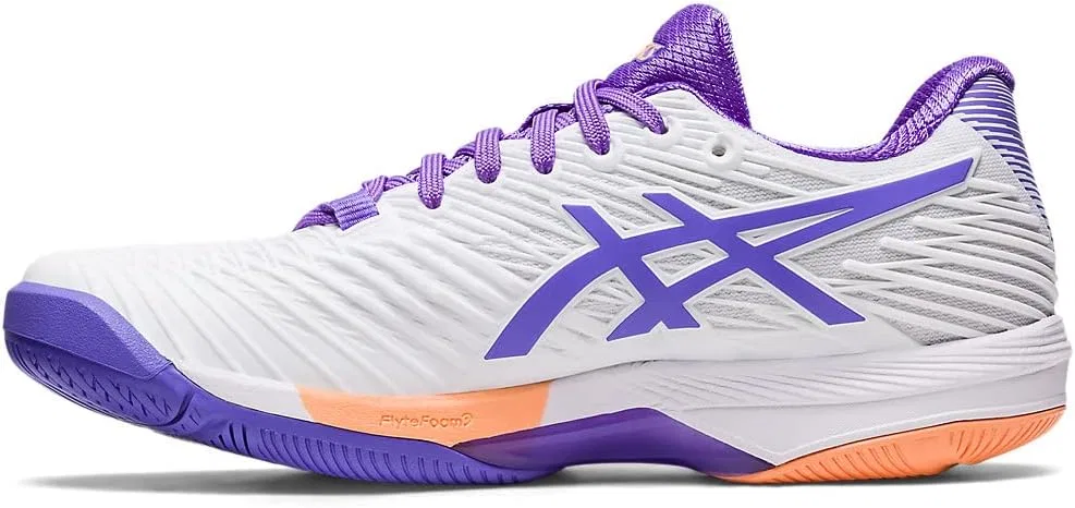 Кроссовки теннисные ASICS, White/Amethyst — фото 4