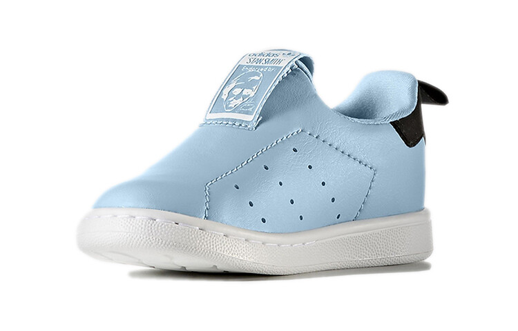 Обувь для малышей STAN SMITH Collection TD Low-top Белый/Королевский синий/Зеленый папоротник Adidas Originals — фото 3