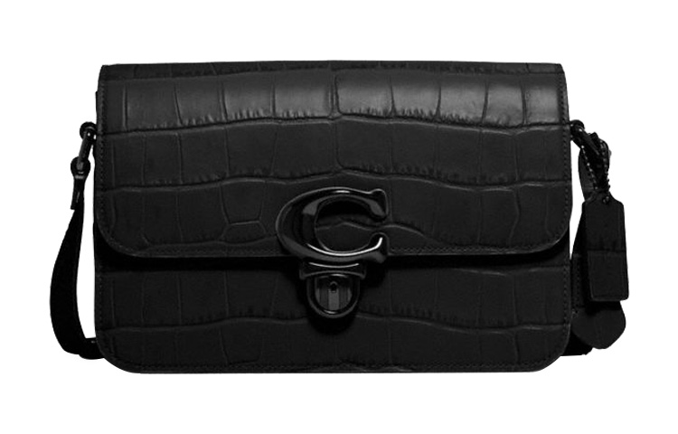 

Сумка через плечо Studio Crocodile Pattern Leather, черная COACH