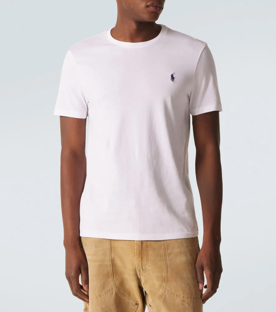 Комплект из 2 футболок из хлопкового трикотажа Polo Ralph Lauren, синий — фото 3