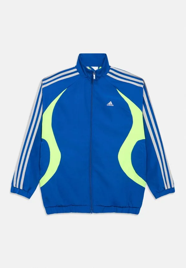 Свободная тренировочная куртка для юниоров teamgeist Adidas Originals, Collegiate Royal/Lucid Lemon/Grey Two — фото 3