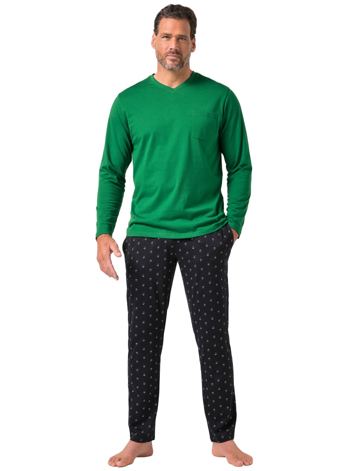 

JP1880 Длинная пижама изумрудно-зеленого цвета