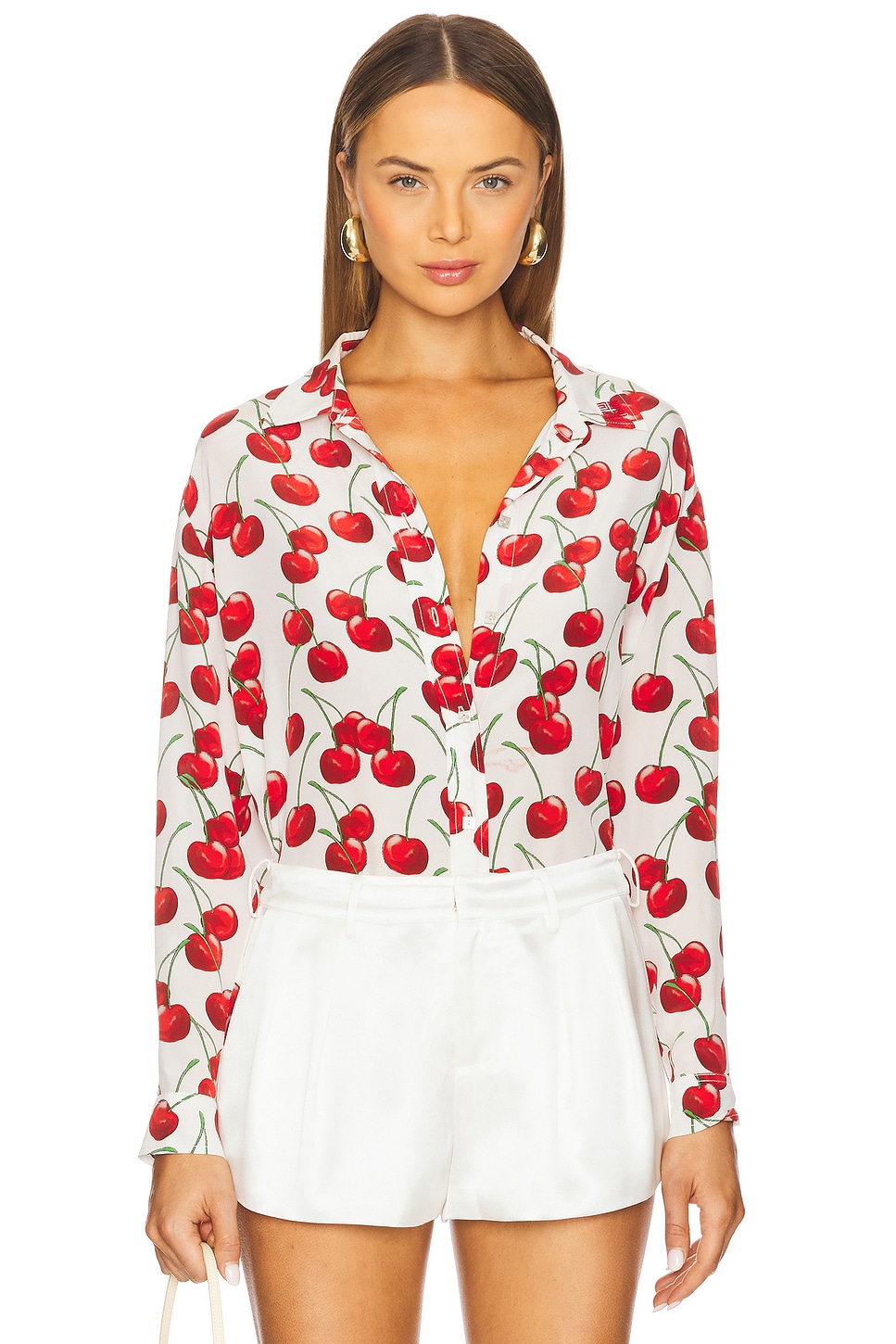 

Длиннорукавная рубашка Muma World, white cherry