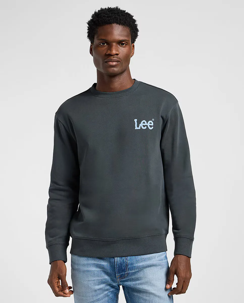 

Мужская однотонная толстовка Lee, черный