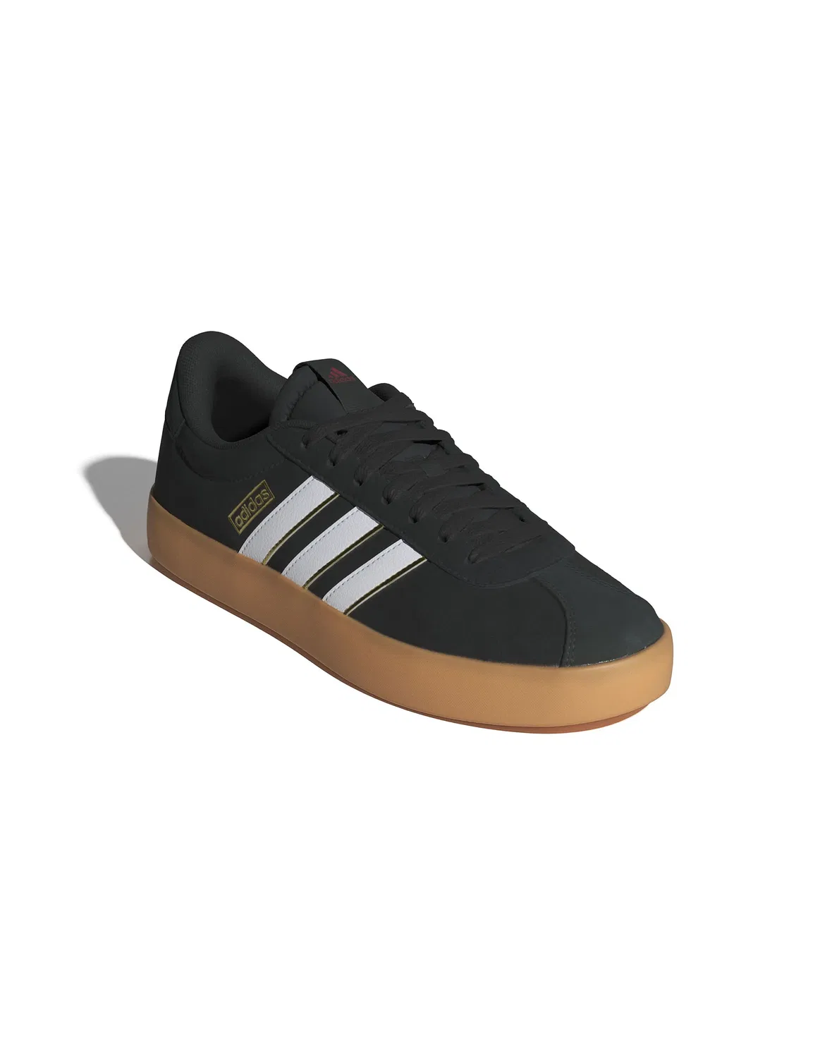 Кроссовки low Adidas, core black/white/team victory red