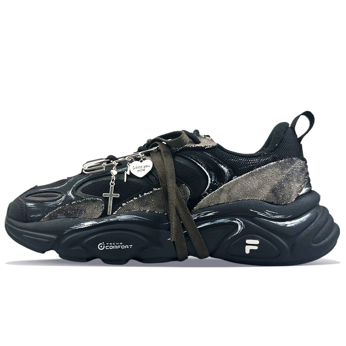 

Кроссовки FILA Mars 2 Lifestyle Shoes Men Low-top Brown, черный