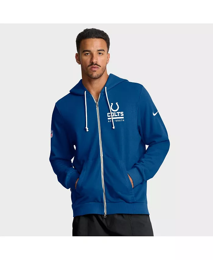 

Мужская официальная утилитарная толстовка с молнией Royal Indianapolis Colts Sideline Standard Issue Player Dri-FIT Nike