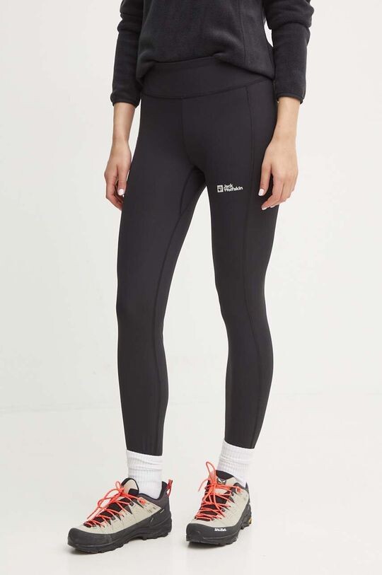 

Клинталь спортивные леггинсы Jack Wolfskin, черный