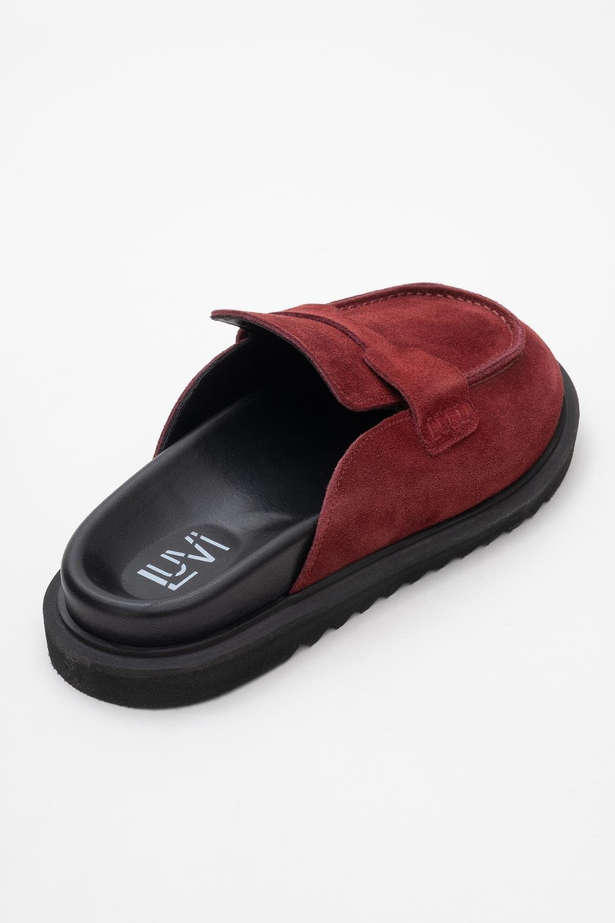 Лавен кожаные клоги-шлепанцы Forever & Always Shoes, коричневый — фото 3