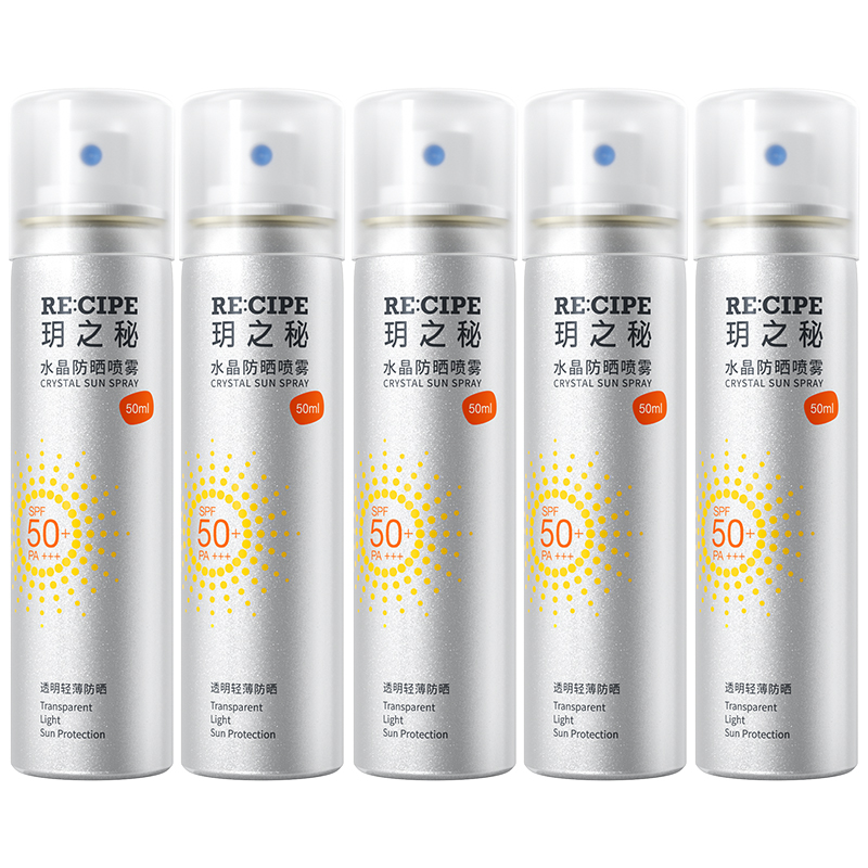 Спрей для защиты от солнца Crystal Spray SPF50+PA+++ с охлаждающим эффектом RE:CIPE — фото 3