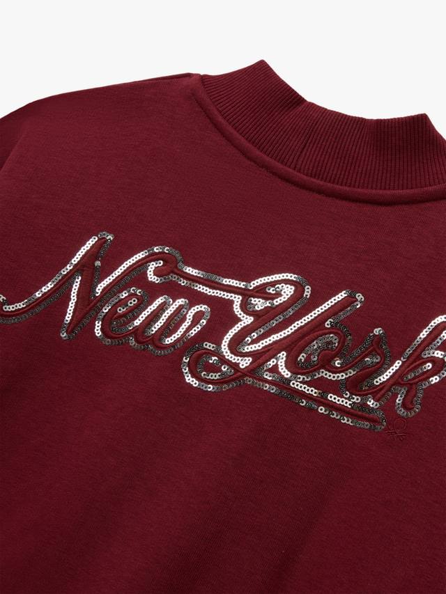 Детский кардиган с длинными рукавами из хлопковой смеси Benetton — фото 3