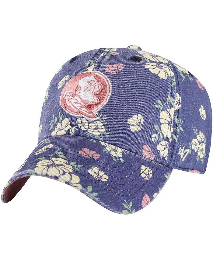 

Женская темно-синяя шляпа Florida State Seminoles Primrose Clean Up Adjustable '47 Brand