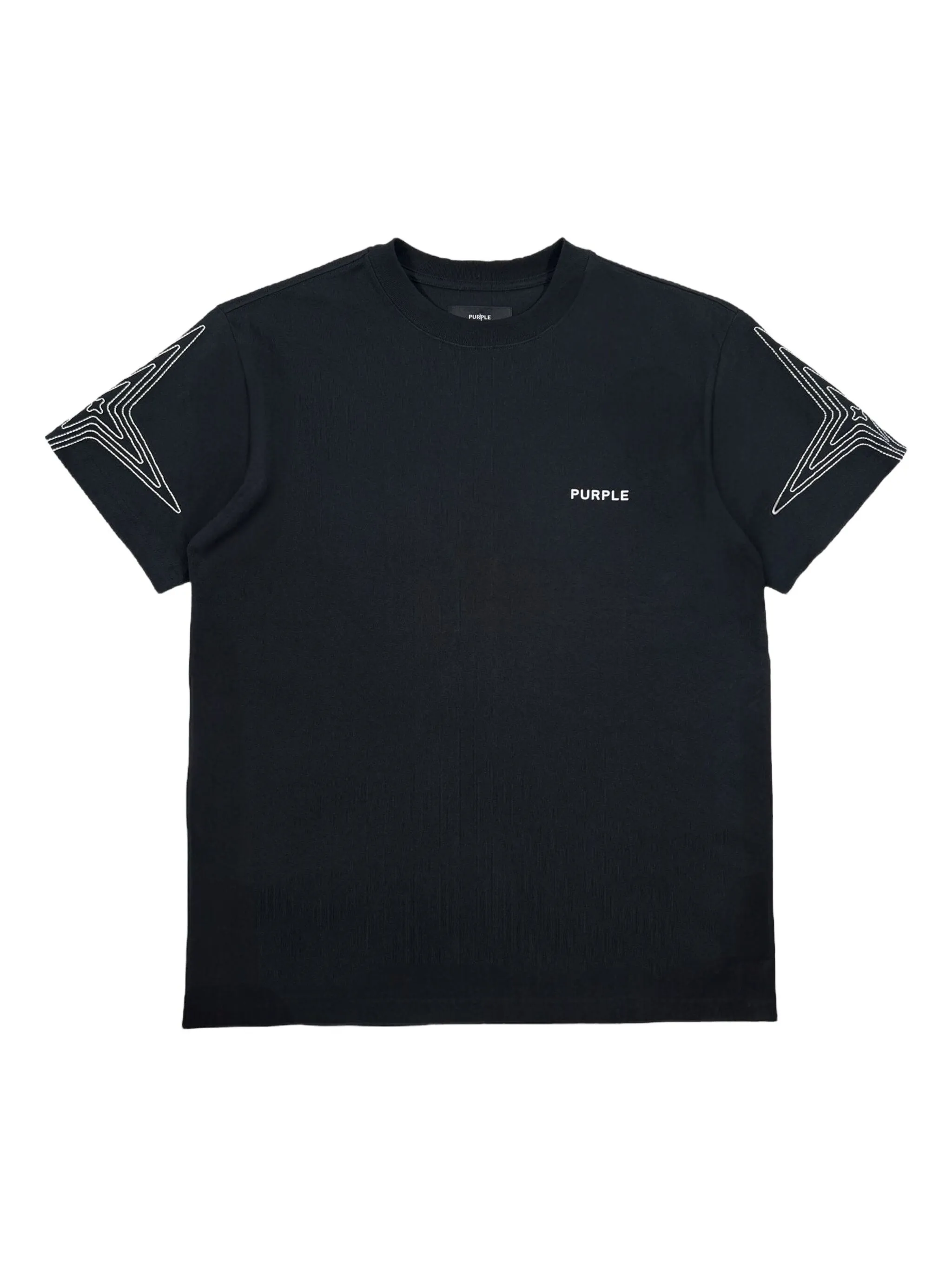 

Футболка с вышивкой Purple Brand, черный