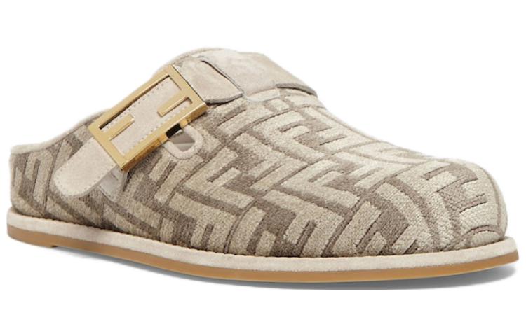 Футболка Feel Dove Grey Chenille Women's FENDI, бежевая