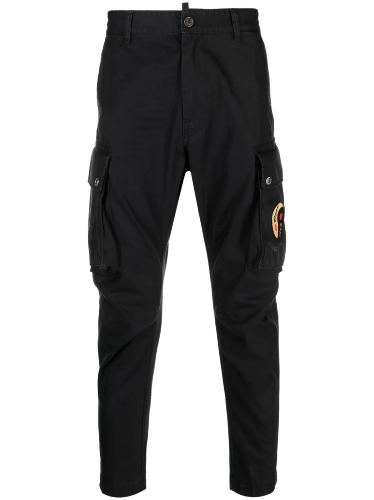 

DSQUARED2 зауженные брюки карго, черный