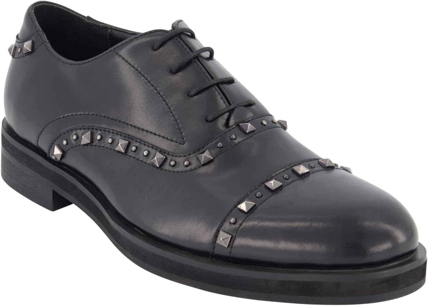 

Мужские оксфорды из кожи с заклепками Karl Lagerfeld Paris, черный