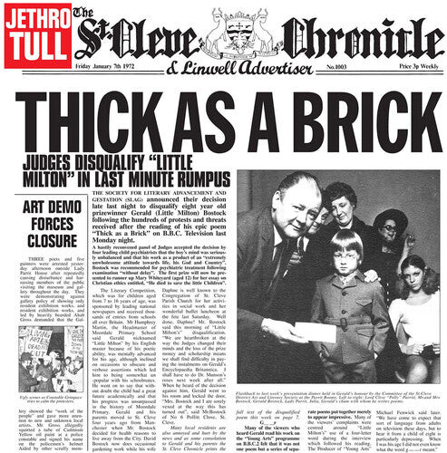 

Виниловая пластинка Jethro Tull: Thick As a Brick