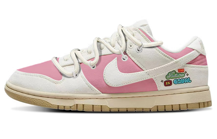 

Кроссовки Nike Dunk Skateboard Shoes Women's Low-Top Pink, розовый