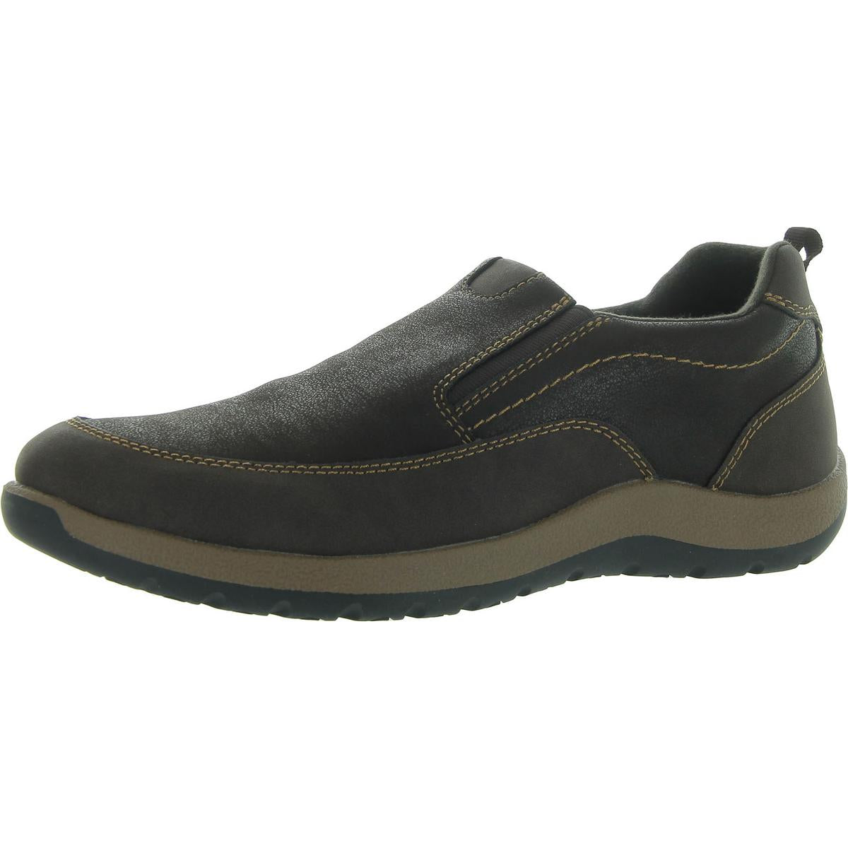 

Spencer Мужские кроссовки из искусственной кожи для повседневной жизни и моды Eastland, коричневый